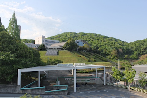 環太平洋大学アスリートホールの風景