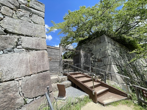 篠山城跡の風景