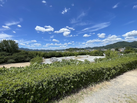 篠山城跡の風景