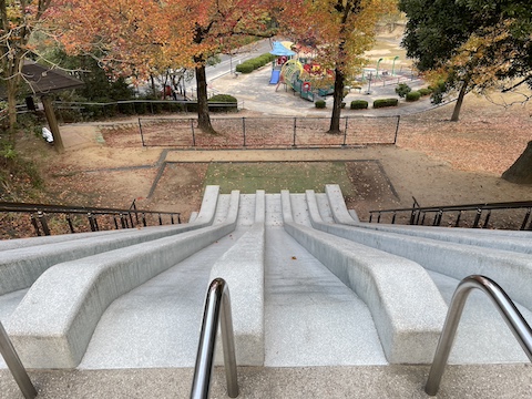 中山公園 冒険広場の風景