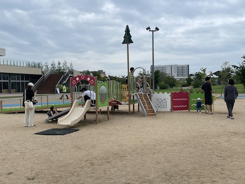北長瀬未来ふれあい総合公園の風景
