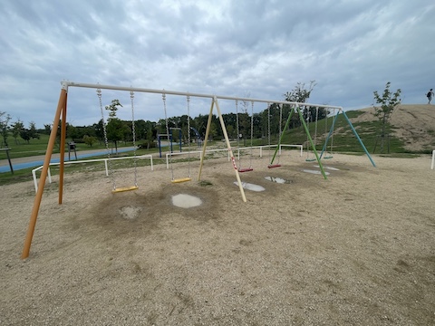 北長瀬未来ふれあい総合公園の風景