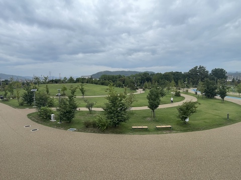 北長瀬未来ふれあい総合公園の風景