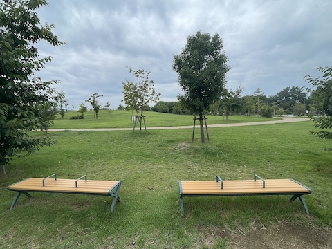 北長瀬未来ふれあい総合公園の風景