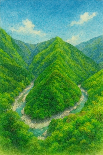 Manneken Pis on the Cliff! Iyakei Valley