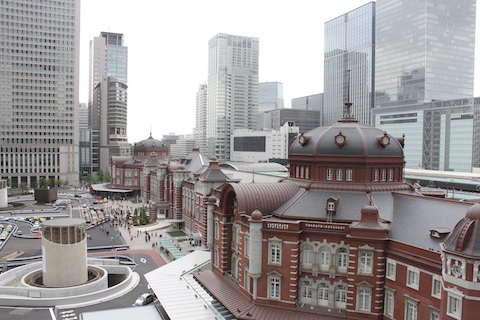 東京駅の風景