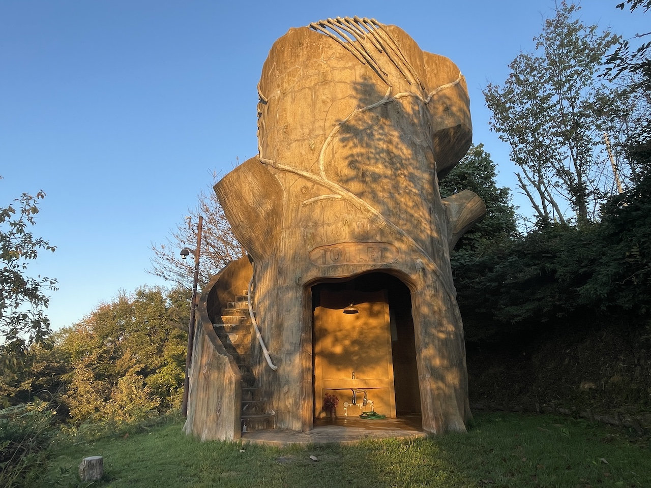 大山展望台の風景