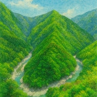 祖谷渓の小便小僧